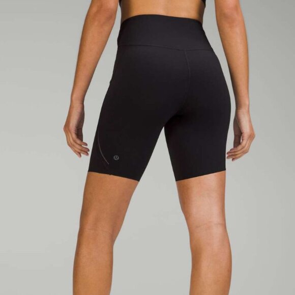 Lululemon Base Pace High-Rise Reflective Short 8" Black - Picture 8 of 8